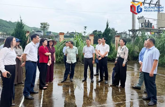 Đoàn giám sát HĐND thành phố Quảng Ninh khảo sát tại trụ sở Tòa án nhân dân huyện Ba Chẽ cũ.