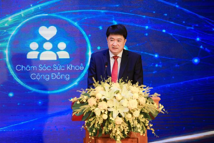 GS.TS. Chu Hoàng Hà - Phó Chủ tịch Viện Hàn lâm Khoa học và Công nghệ Việt Nam phát biểu