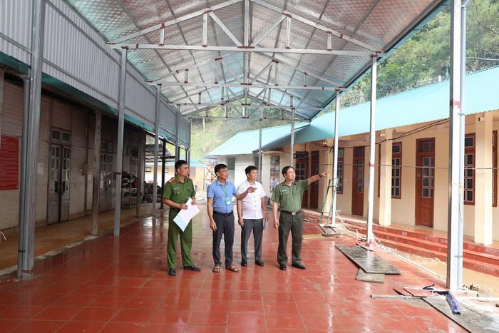 Cơ sở vật chất tại các trường vùng cao nay đã có nhiều cải thiện.
