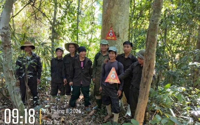  Cộng đồng dân cư thôn tham gia trực tiếp vào công tác quản lý, bảo vệ rừng. 