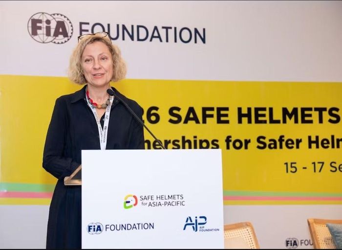 Bà Aggie Krasnolucka - Giám đốc Chương trình FIA Foundation.