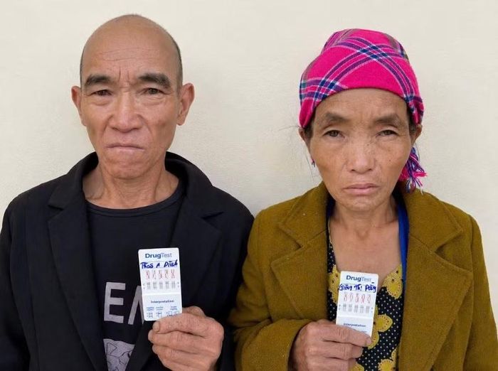 Thào A Dình và Giàng Thị Pằng bị bắt giữ.