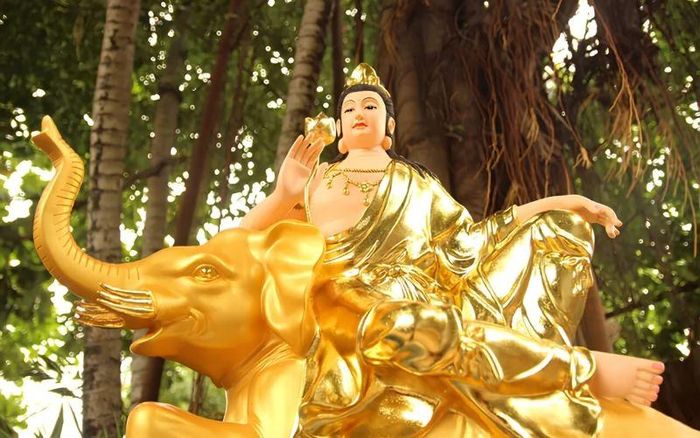 Hình minh họa Bồ tát Phổ Hiền. Nguồn: Internet