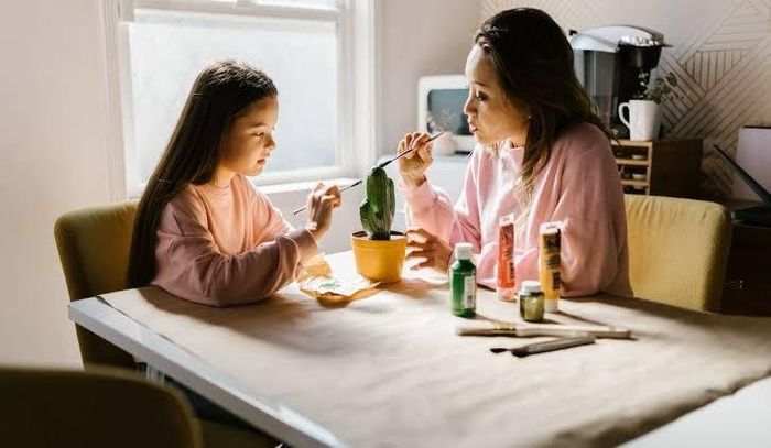 Họ coi con là động lực để cố gắng. Ảnh minh hoạ