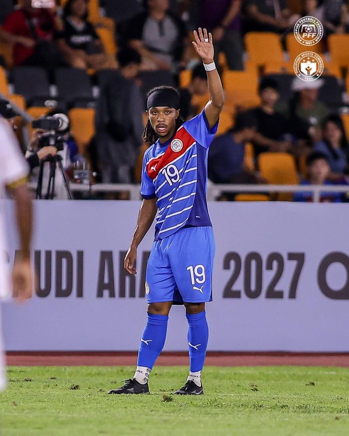 Tiền vệ Zico Bailey của tuyển Philippines đang thi đấu cho câu lạc bộ New Mexico United tại Mỹ