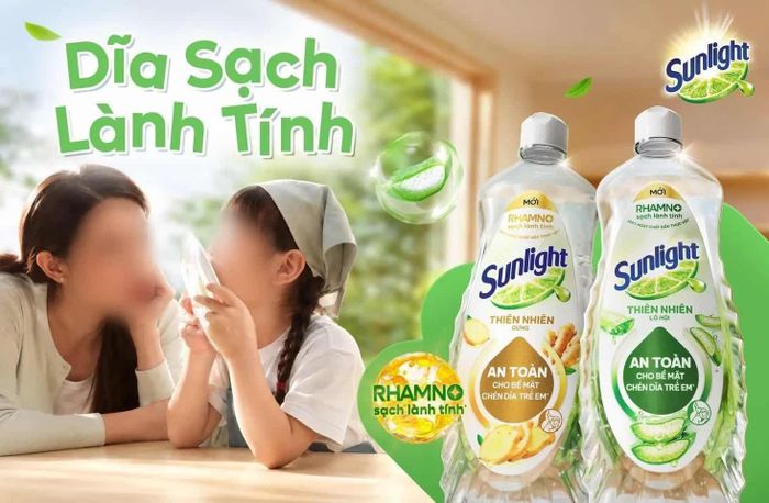 Sunlight đăng tải nội dung quảng bá cho dòng Sunlight Thiên Nhiên