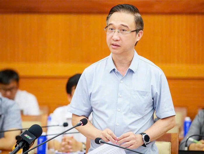 Phó Bí thư Thành ủy TPHCM Đặng Minh Thông phát biểu