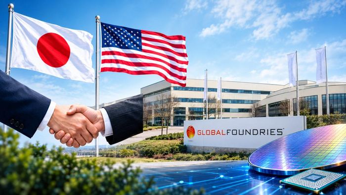 Nhà máy chip vốn của Nhật tại Mỹ do GlobalFoundries vận hành. Ảnh minh họa do AI tạo.