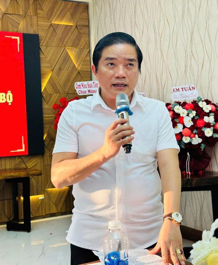  Nhà báo Đỗ Ngọc Thi, Tổng Biên tập Tạp chí Hữu Cơ Việt Nam Phát biểu tại buổi lễ. 