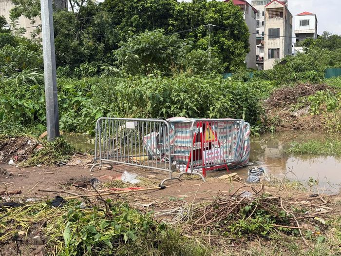 Khu vực nam sinh nghi mất tích.