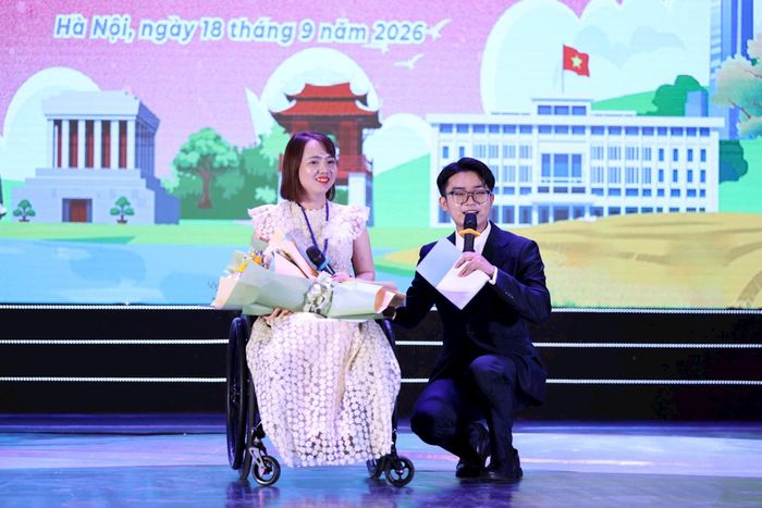 Thí sinh tham dự cuộc thi "Sắc màu Nghị lực". Ảnh: Bảo Lâm