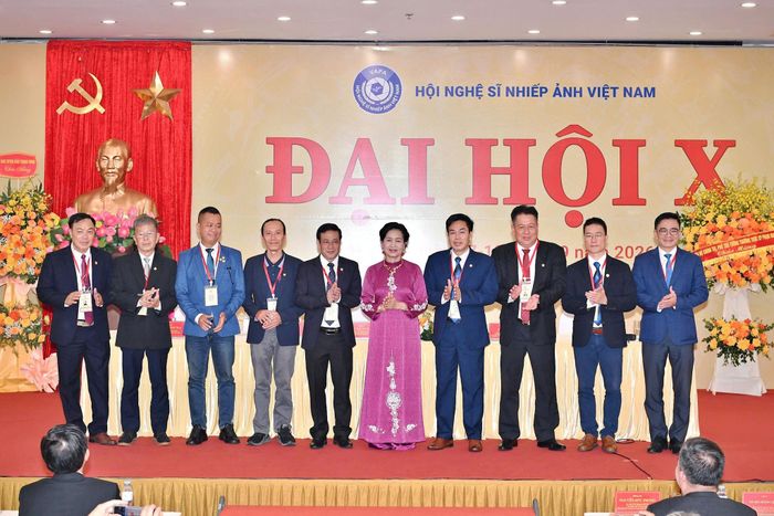 Ban Chấp hành Hội Nghệ sĩ nhiếp ảnh Việt Nam khóa X, nhiệm kỳ 2026-2031. Ảnh: Ban tổ chức