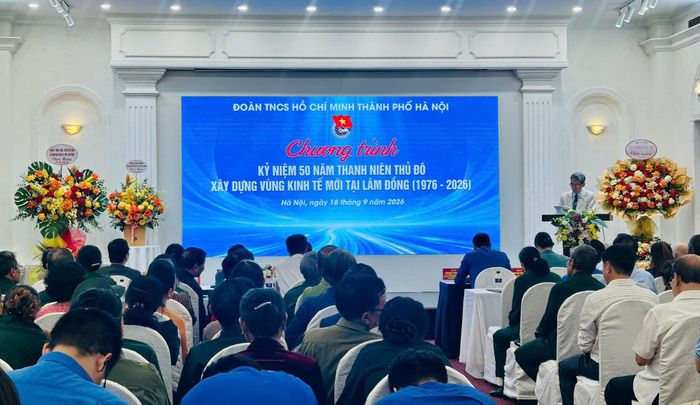 Quang cảnh lễ kỷ niệm. Ảnh: Bảo Lâm