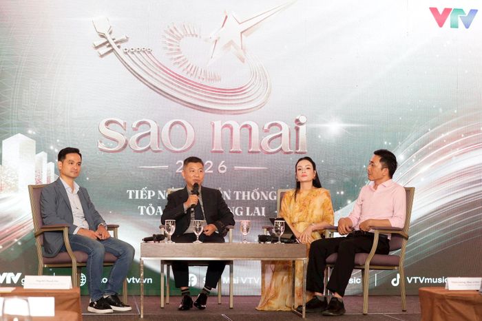 Ban tổ chức thông tin về mùa giải Sao Mai 2026. Ảnh: VTV