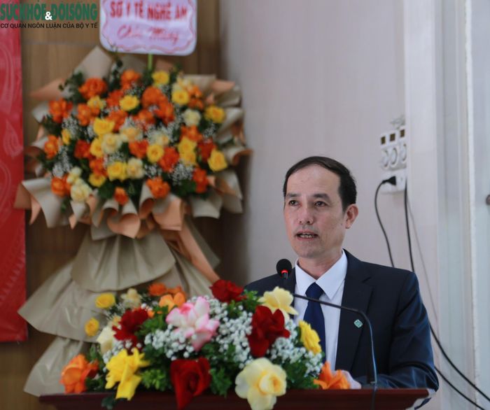 Ông Lê Bá Lương phát biểu tại buổi lễ. ẢNH: V. Đồng