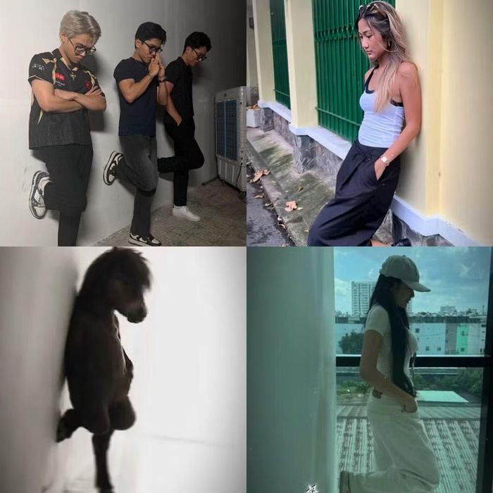 Nhiều cư dân mạng "đu trend" dáng đứng "bá khí". Nguồn: @chacutenhattrendoi05_06, @dungdebangnong1, @catharynpham