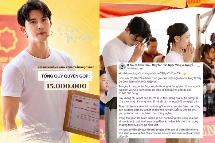 Các FC của Trần Ngọc Vàng, Thùy Anh chung tay đồng hành cùng nghệ sĩ trao yêu thương đến các gia đình khó khăn.