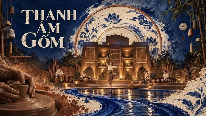 Chương trình “Thanh âm Gốm” được xây dựng như một hành trình nghệ thuật lấy đất - nước - lửa làm hệ biểu tượng xuyên suốt.