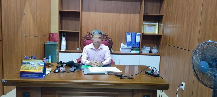 Ông Hoàng Văn Hậu, Phó Giám đốc Chi nhánh Ngân hàng Chính sách xã hội tỉnh Thái Nguyên. Ảnh: L.H