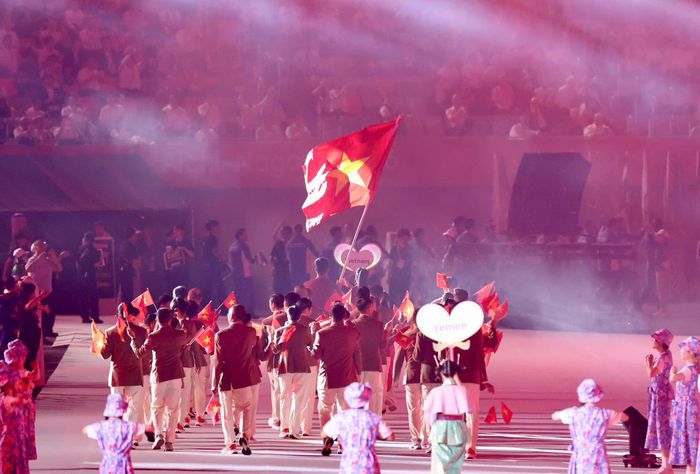 Đoàn Thể thao Việt Nam đặt mục tiêu giành tối thiểu 4 huy chương vàng tại ASIAD 2026. Bắn súng, cầu mây, điền kinh và wushu là những môn nhận kỳ vọng lớn. Ảnh: Mai Hưng.