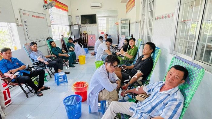 Quang cảnh buổi hiến máu tình nguyện đợt 2 năm 2026