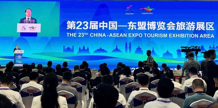 Phó Cục trưởng Cục Du lịch Quốc gia Việt Nam Hà Văn Siêu khẳng định Việt Nam đang trở thành một điểm đến ngày càng hấp dẫn đối với du khách Trung Quốc. Ảnh: Cục Du lịch Quốc gia Việt Nam