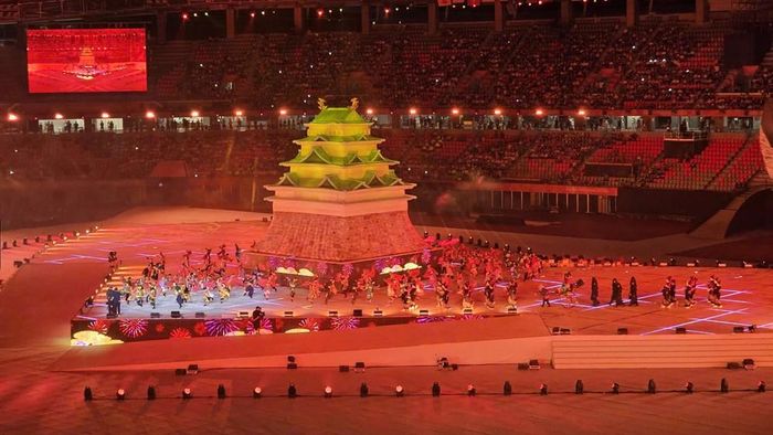 Nước chủ nhà đã mang đến lễ khai mạc chương trình nghệ thuật đậm chất truyền thống văn hoá Nhật Bản. Ảnh: Quốc Việt