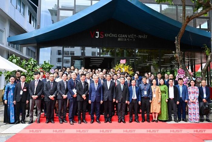 Lễ Khánh thành Không gian Việt - Nhật sáng 18/9 tại Đại học Bách khoa Hà Nội - Ảnh: HUST