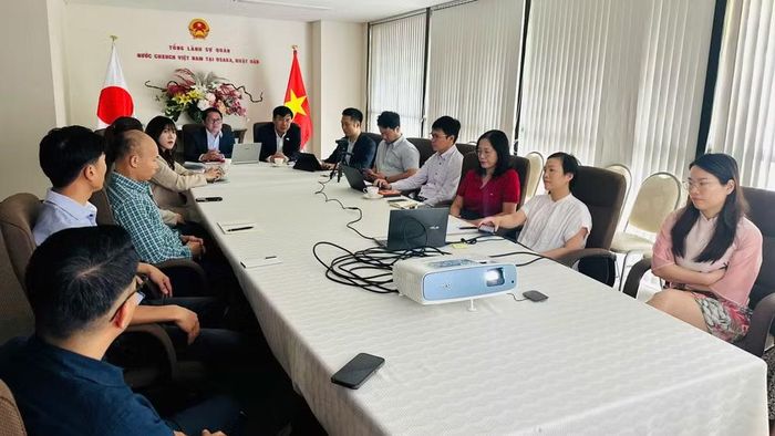 Quang cảnh buổi tuyên truyền, phổ biến và giải đáp pháp luật tại Tổng Lãnh sự quán Việt Nam tại Osaka (Nhật Bản). (Ảnh: Tổng Lãnh sự quán Việt Nam tại Osaka)