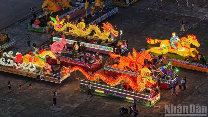 Phường An Tường có 10 mô hình đèn tham gia Đêm hội Thành Tuyên năm 2026. (Ảnh: ĐỨC THẮNG)