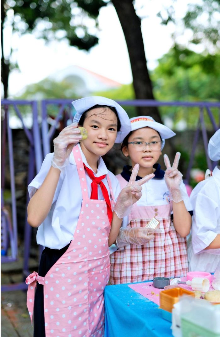 Sôi nổi hoạt động trải nghiệm tại Trường THCS Kim Đồng.