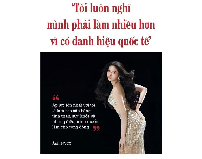 - Trước thời điểm khép lại nhiệm kỳ Á hậu 2 Miss International Queen 2025, cảm xúc của chị lúc này như thế nào?