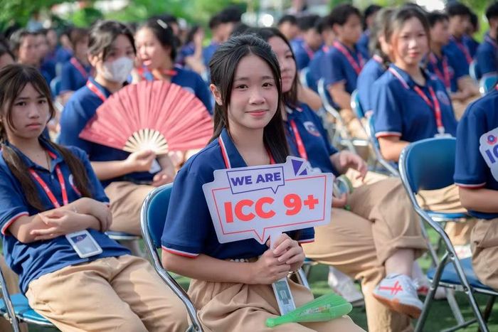Học sinh Trường Cao đẳng Phổ thông ICC khóa đầu tiên năm 2026. Ảnh: NTCC.