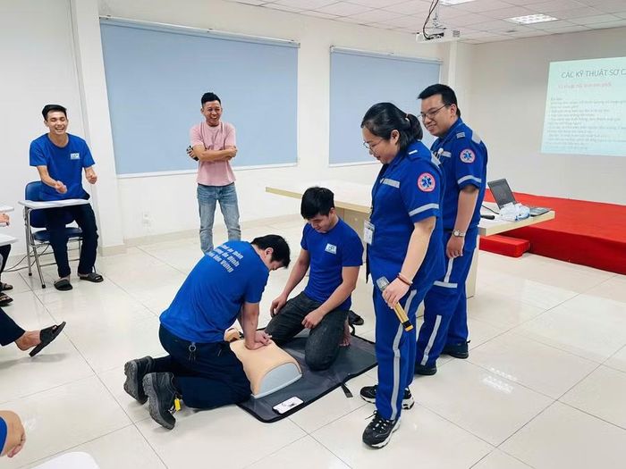 Lớp Sơ cấp cứu cộng đồng - Trung tâm Cấp cứu 115 TPHCM.