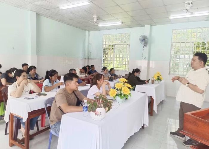 Các học viên tham gia khóa đào tạo.