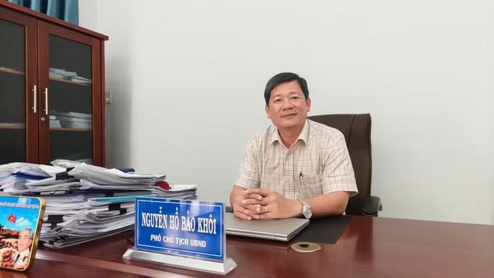 Ông Nguyễn Hồ Bảo Khôi - Phó Chủ tịch UBND phường Phú Yên.