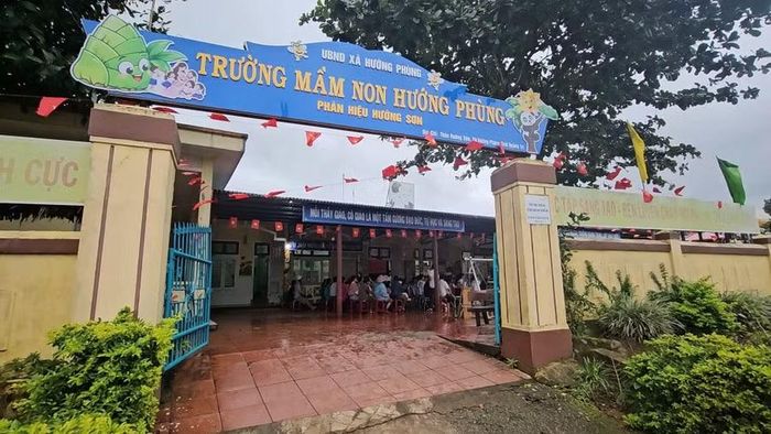 Phân hiệu Hướng Sơn, thuộc Trường Mầm non Hướng Phùng.