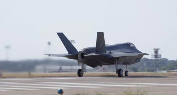 Chiếc F-35A đầu tiên dành cho Không quân Đức trong chuyến bay thử tại Mỹ. (Nguồn: Lockheed Martin)