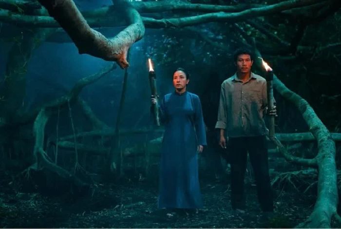 “Út Lan 2” đặt câu chuyện trong bối cảnh một vùng quê sông nước, kết hợp yếu tố kinh dị với các chất liệu từ tín ngưỡng và truyền thuyết dân gian. (Nguồn: NSX)