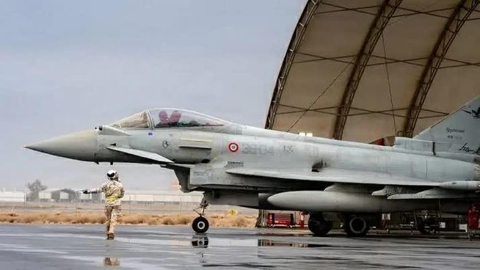 Tiêm kích Eurofighter Typhoon của Không quân Italy. (Ảnh: Quân đội Mỹ)