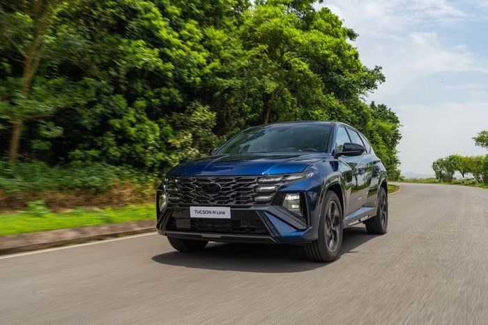 Hyundai Tucson cũng đang cho thấy khả năng tăng tốc khá tốt trên thị trường kể từ đầu năm nay - Ảnh: HTC