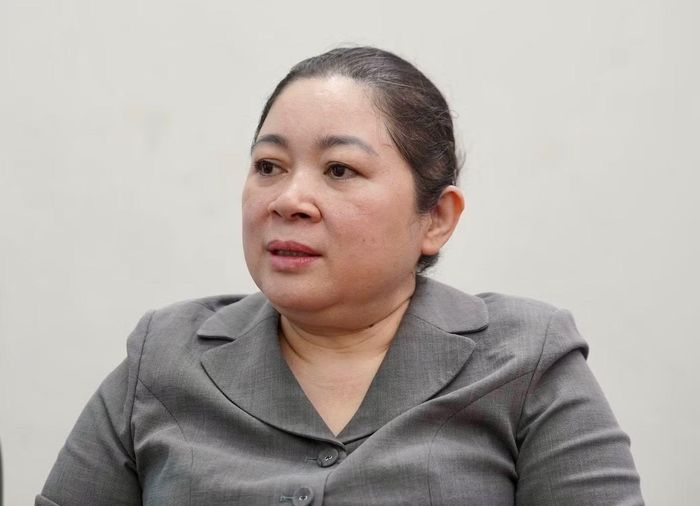 Bà Bùi Thị Ngọc Thủy, Phó Chủ tịch UBND phường Hoàng Liệt.