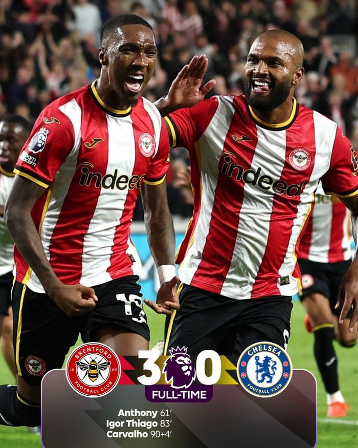 Chiến thắng tưng bừng của Brentford