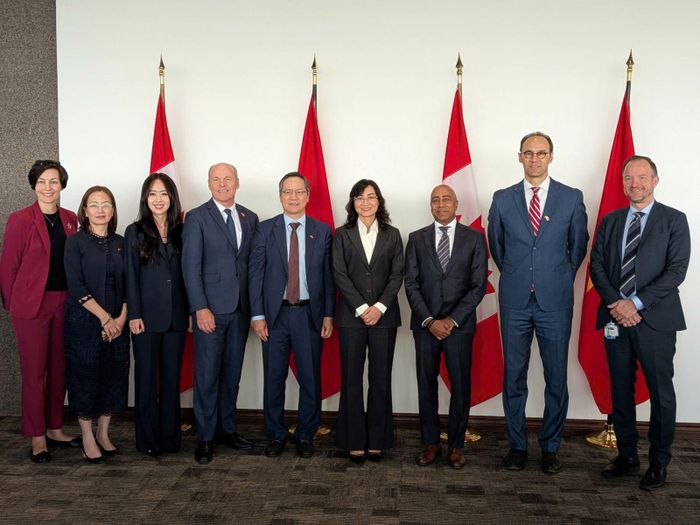 Đại biểu hai nước dự kỳ họp lần 3 Ủy ban Hỗn hợp về Kinh tế Việt Nam - Canada hồi tháng 6 nhằm rà soát tình hình hợp tác kinh tế song phương và thống nhất tập trung thúc đẩy các nhóm ưu tiên. Ảnh: Bộ Công Thương