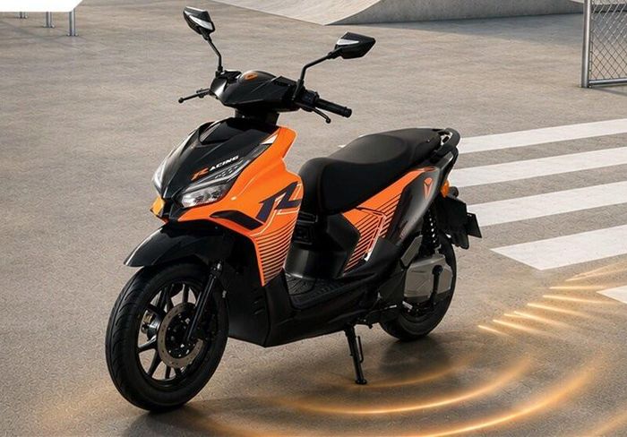 Xe máy điện Yadea Velax với thiết kế thể thao. Ảnh: Yadea