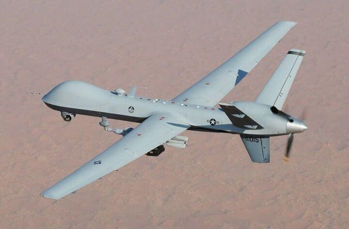 IRGC cho biết họ đã phát hiện, theo dõi và phá hủy một máy bay không người lái UAV MQ-9 Reaper của Mỹ trên bầu trời đảo Qeshm. Ảnh: en.mehrnews.com