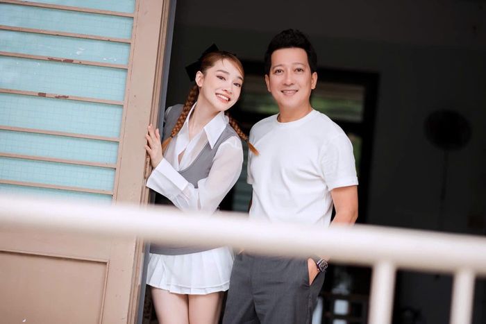 Vợ chồng diễn viên Nhã Phương - Trường Giang. Ảnh: FBNV