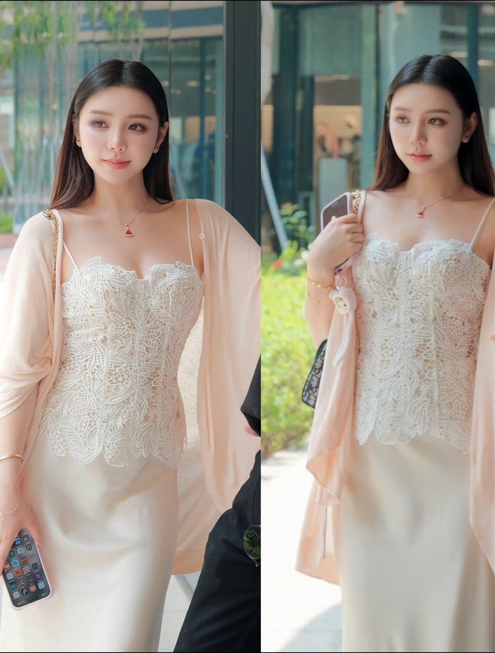 Diễn viên Quỳnh Kool ngọt ngào và trong trẻo.