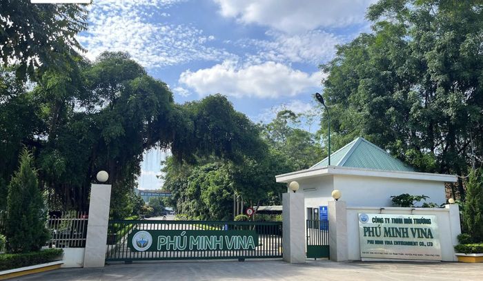 Công ty TNHH Môi trường Phú Minh Vina có nhà máy tại xã Trạm Thản, tỉnh Phú Thọ. Ảnh: PMVN