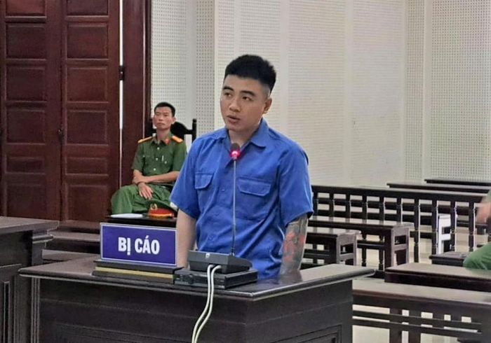 Bị cáo Vũ Đình Quyết tại phiên tòa phúc thẩm.